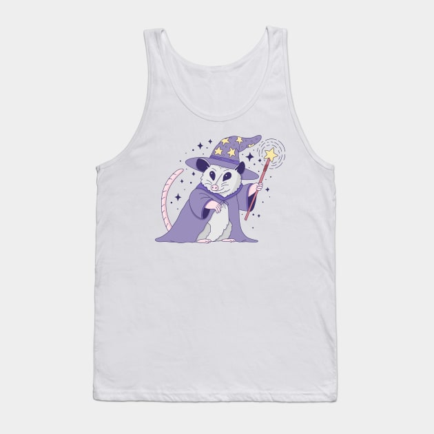 Opossum Wizard Tank Top by krimons